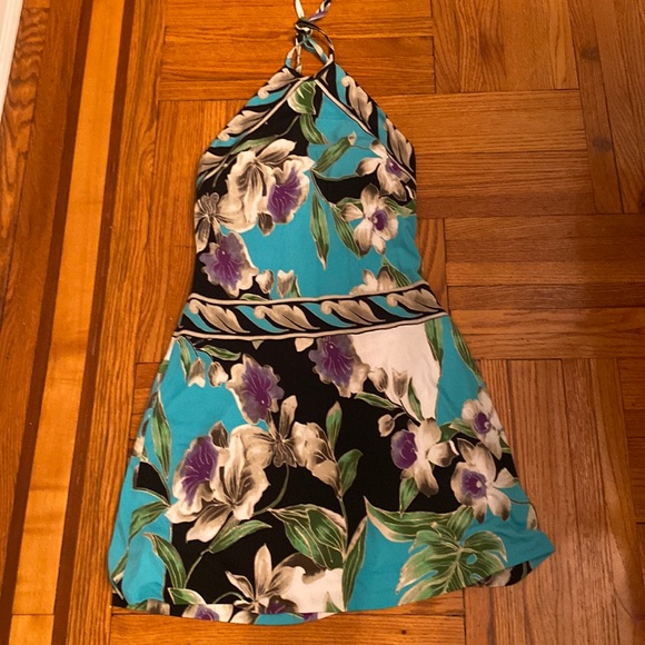 Beautiful Cachè halter mini dress in Size Medium - Picture 1 of 4